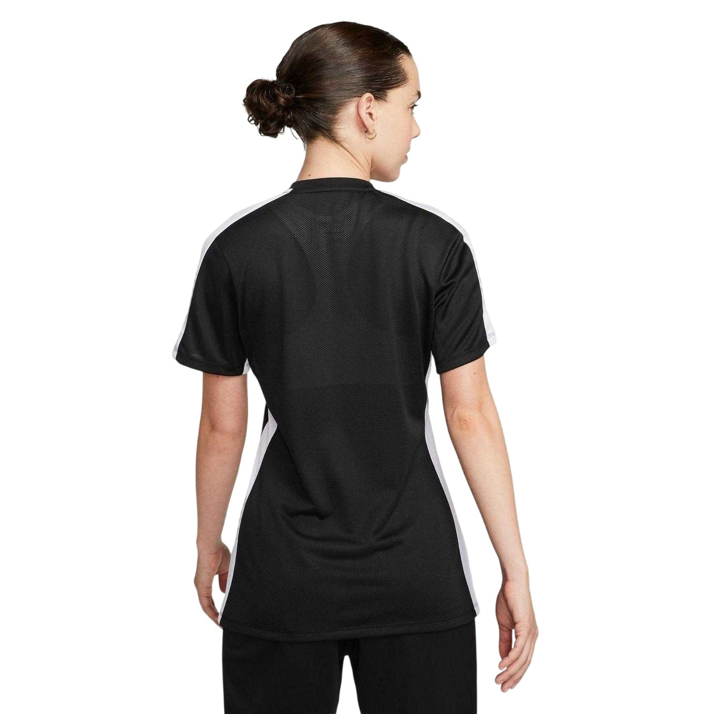 Black-White - Back - Nike Womens-Ladies Logo Dri-FIT Top