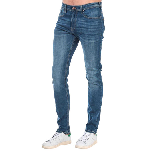 Denim - Front - Duck and Cover Mens Overbug Tapered Jeans