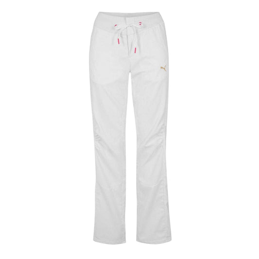 White - Front - Puma Womens-Ladies Woven Trousers