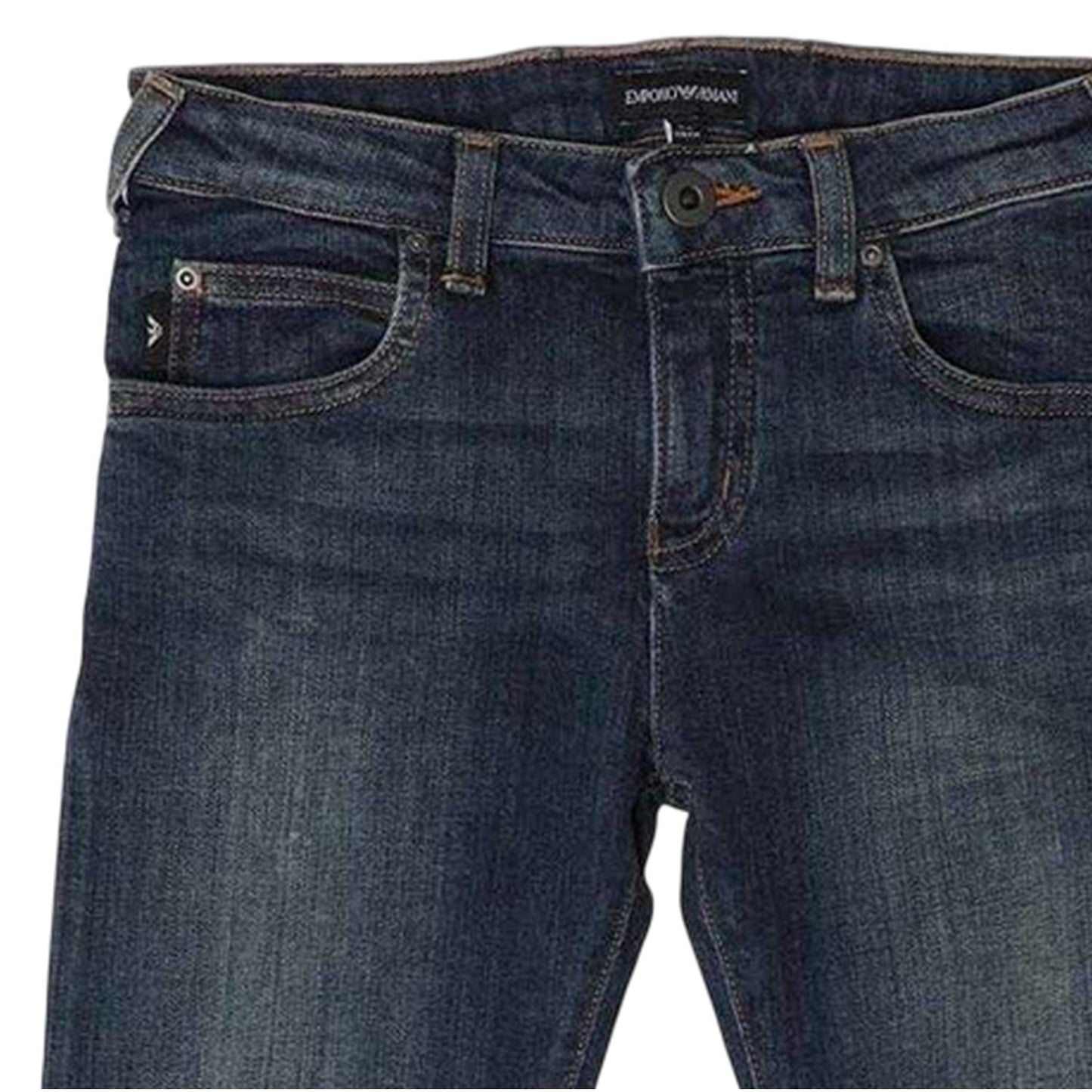 Blue - Side - Emporio Armani Womens-Ladies Jeans