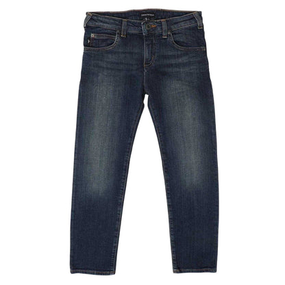 Blue - Front - Emporio Armani Womens-Ladies Jeans