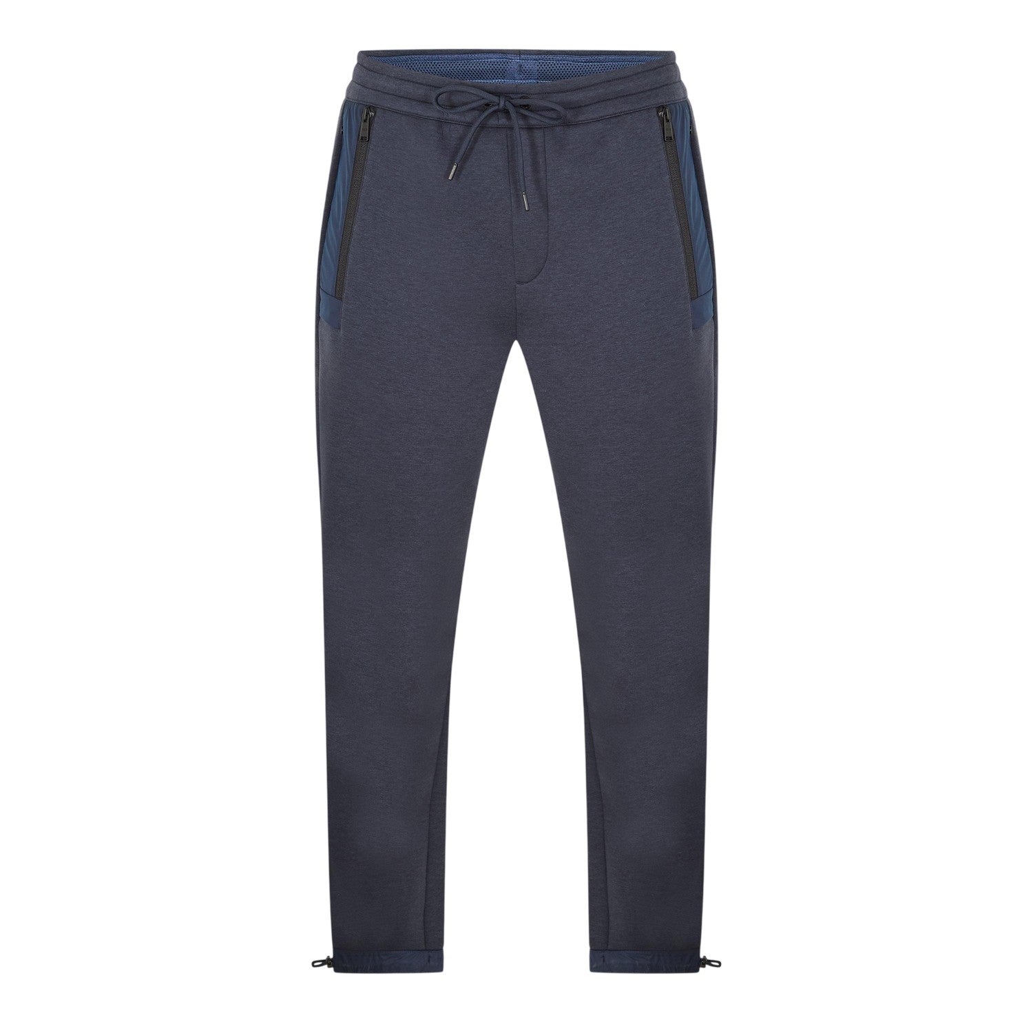 Dark Blue - Back - Boss Mens P Lamont Fleece Regular Joggers
