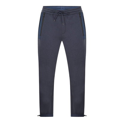Dark Blue - Back - Boss Mens P Lamont Fleece Regular Joggers