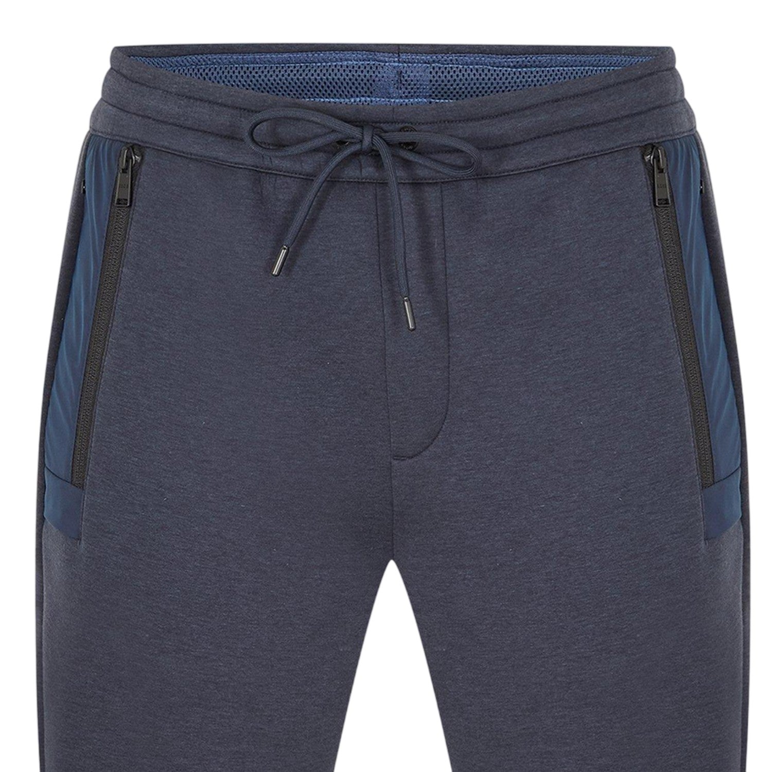 Dark Blue - Side - Boss Mens P Lamont Fleece Regular Joggers