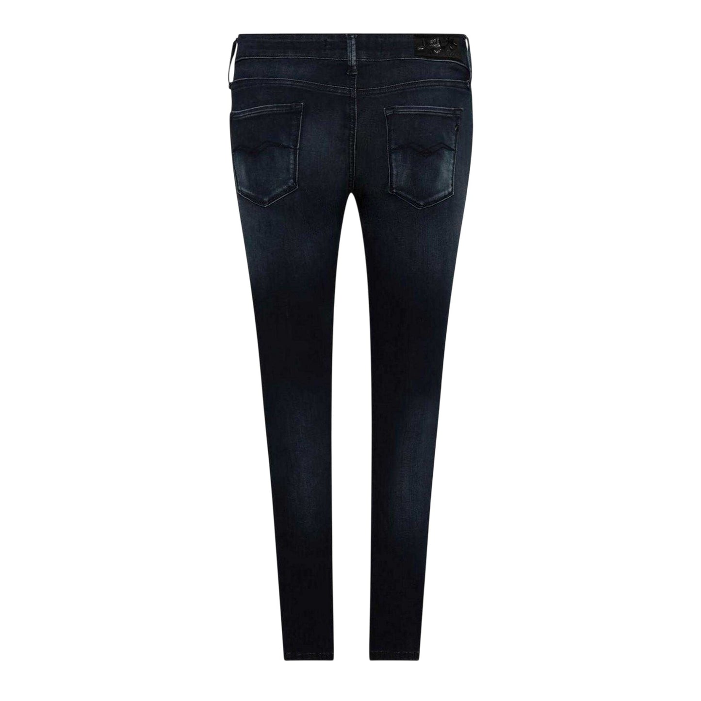 Blue - Front - Replay Womens-Ladies Luz Cotton Skinny Jeans