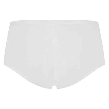 White - Back - Lonsdale Womens-Ladies Logo Cotton Briefs