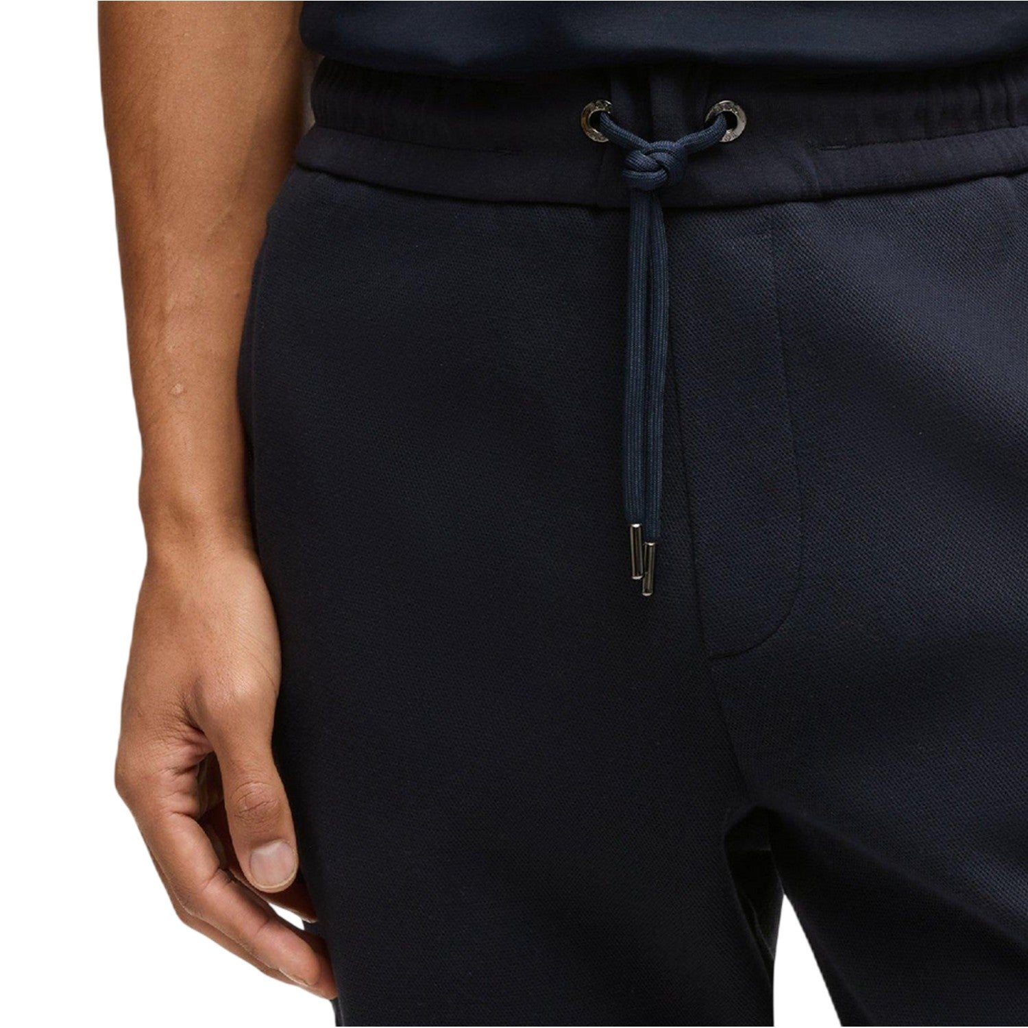 Dark Blue - Side - Boss Mens H Lamont Slim Joggers