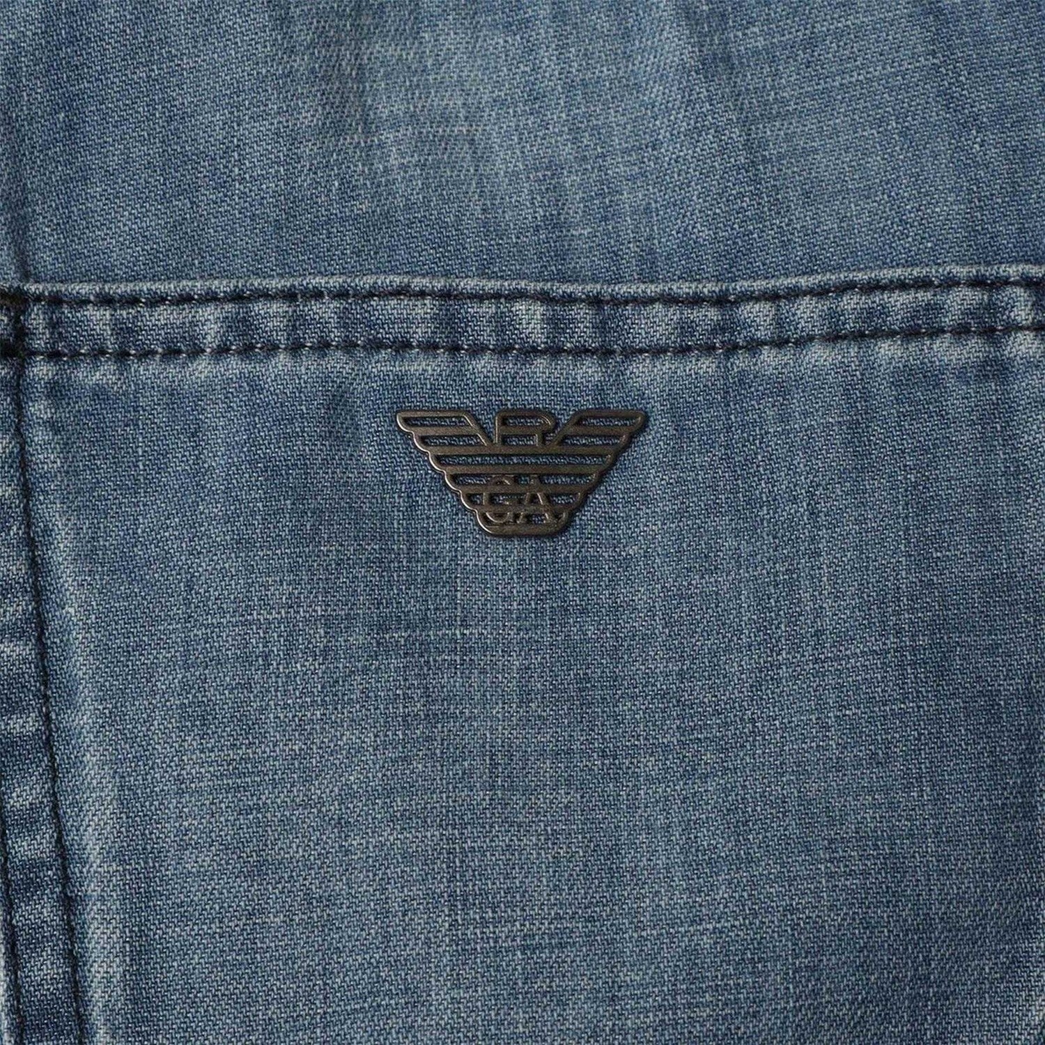 Blue - Lifestyle - Emporio Armani Childrens-Kids J04 Jeans
