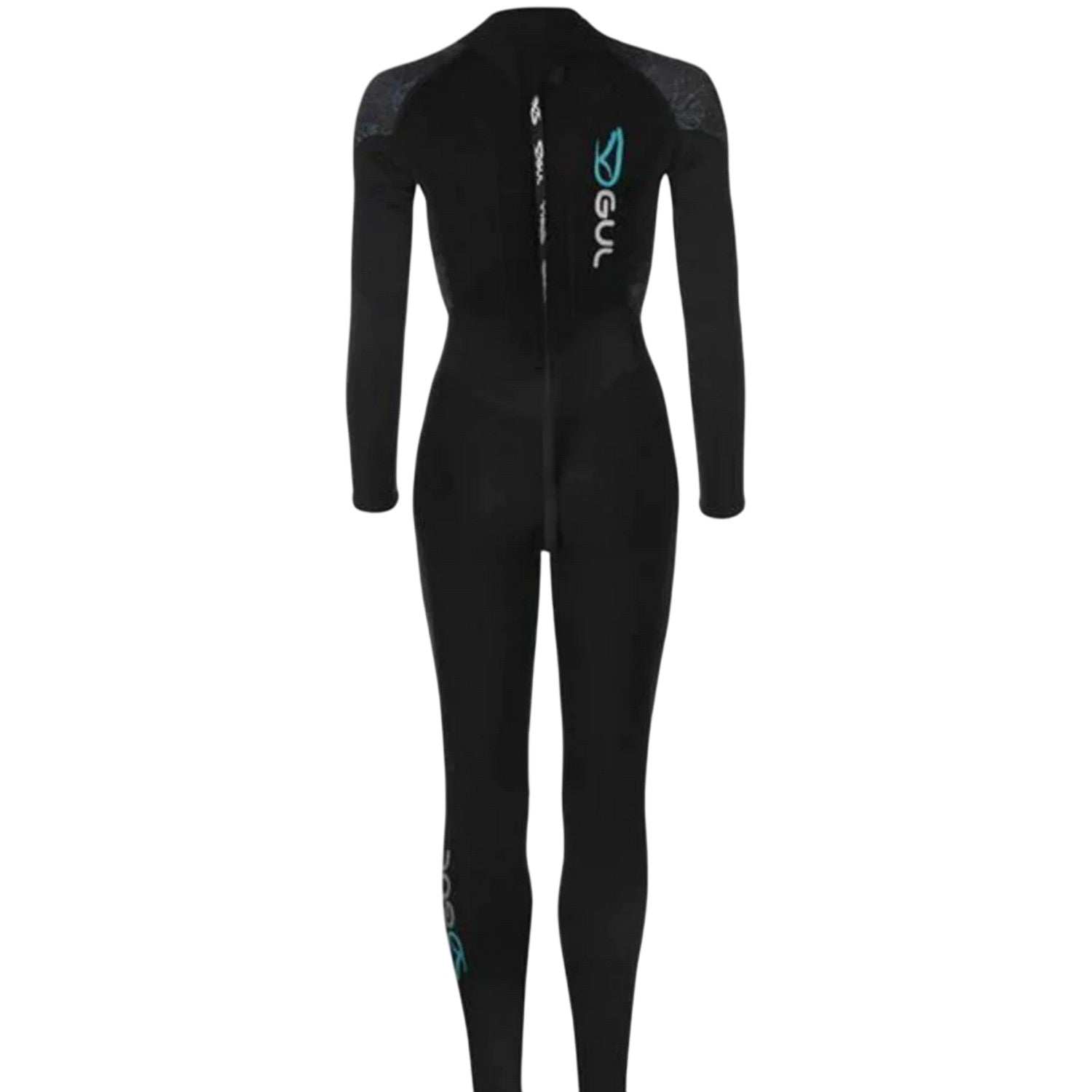Black - Back - Gul Womens-Ladies Core Full Wetsuit
