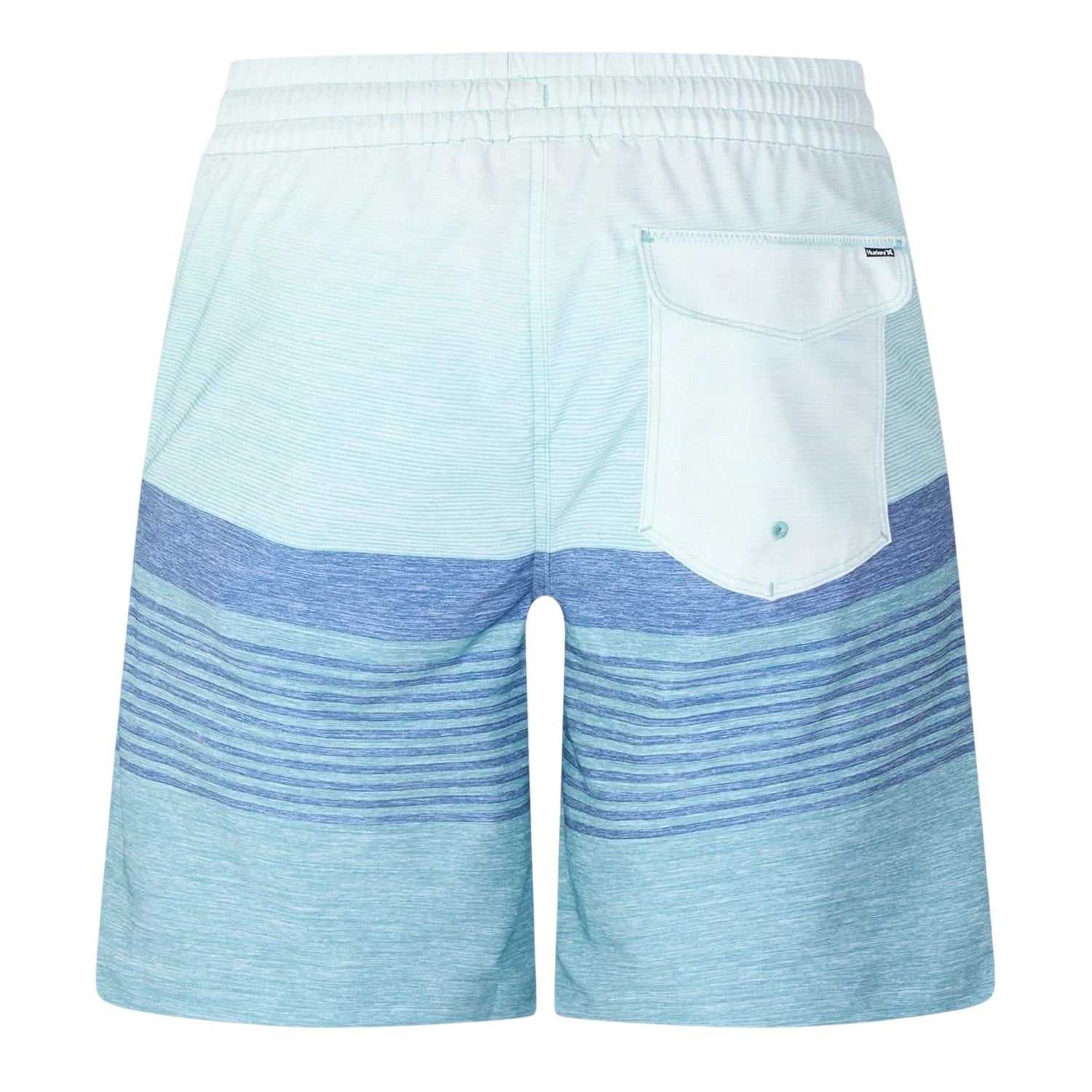 Emerald - Back - Hurley Mens Colour Block Relaxed Fit Board Shorts