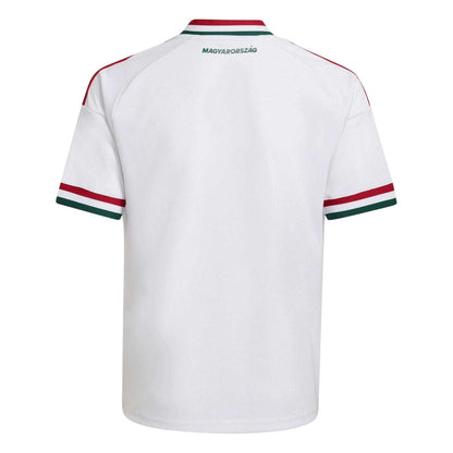 White - Back - Adidas Childrens-Kids Hungary World Cup 2026 Football Shirt