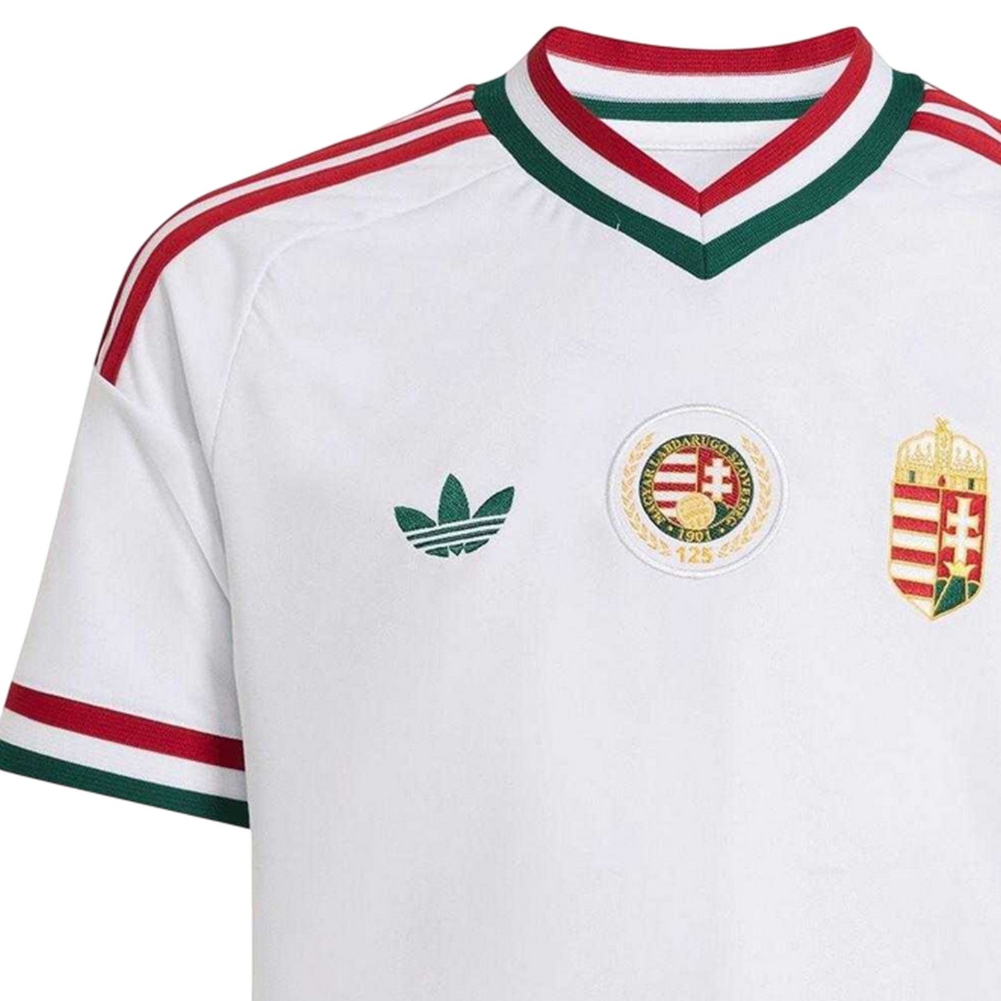 White - Side - Adidas Childrens-Kids Hungary World Cup 2026 Football Shirt