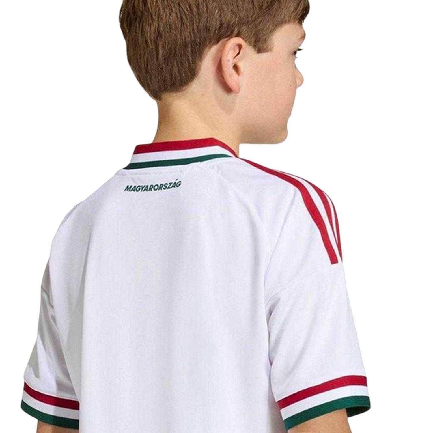 White - Lifestyle - Adidas Childrens-Kids Hungary World Cup 2026 Football Shirt