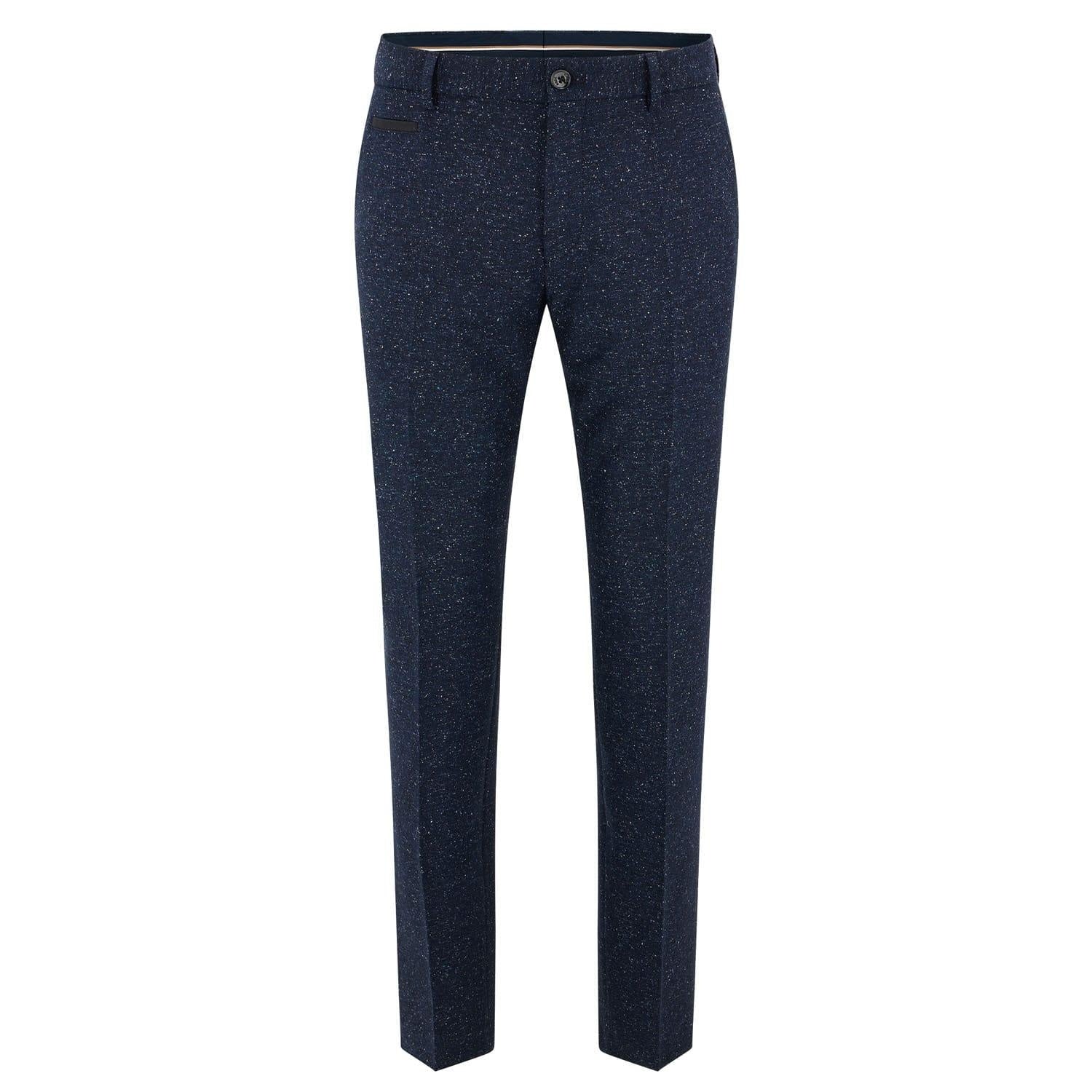 Dark Blue - Side - Boss Mens H-Genius Trousers
