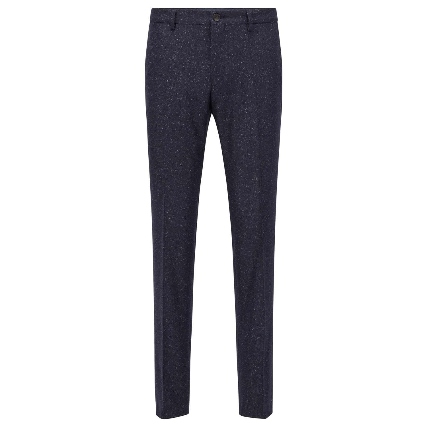 Dark Blue - Back - Boss Mens H-Genius Trousers