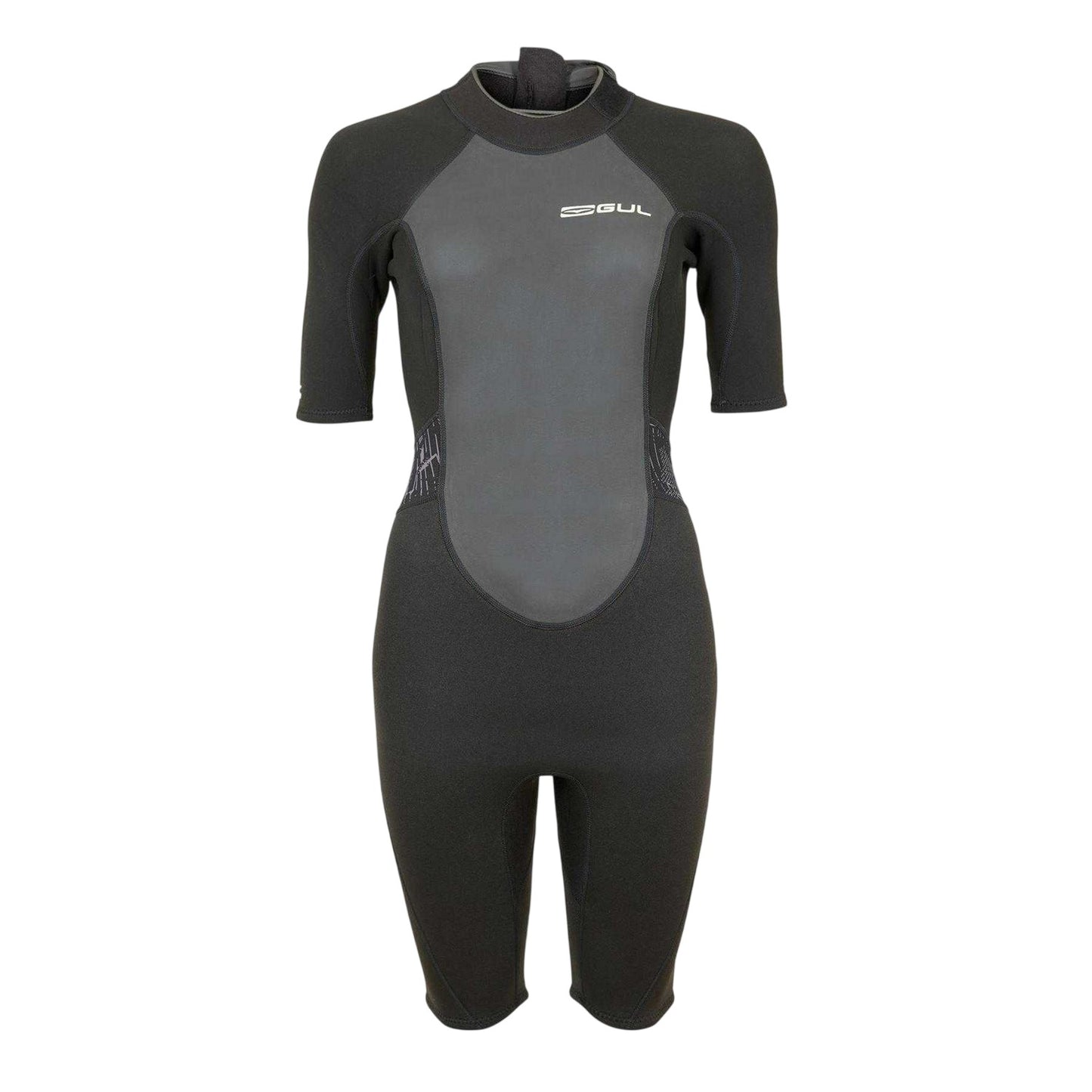 Black - Front - Gul Womens-Ladies Fitted Wetsuit