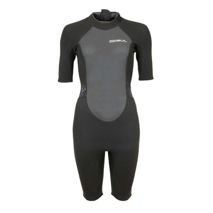 Black - Front - Gul Womens-Ladies Fitted Wetsuit