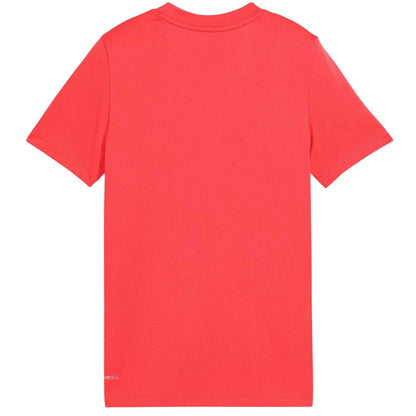 Glowing Red - Back - Puma Childrens-Kids Tad Essentials T-Shirt