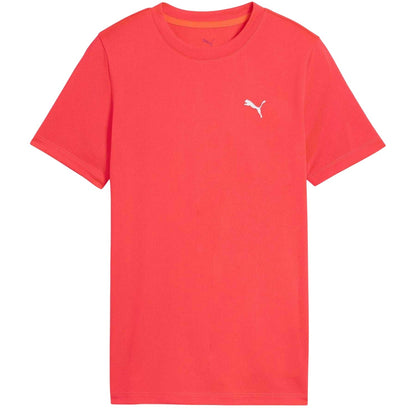 Glowing Red - Front - Puma Childrens-Kids Tad Essentials T-Shirt