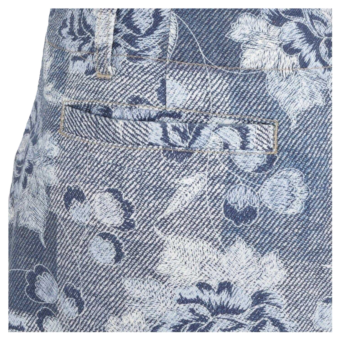Blue - Lifestyle - Firetrap Womens-Ladies Cotton Floral Jeans