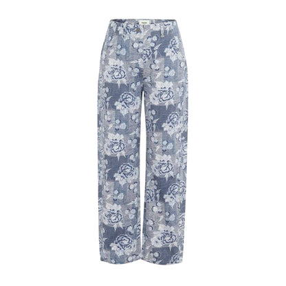 Blue - Front - Firetrap Womens-Ladies Cotton Floral Jeans