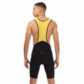 Black - Back - Skins Mens Thermal Cycling Bib Shorts