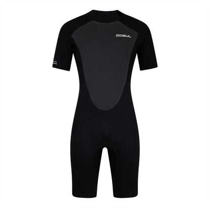 Black - Front - Gul Mens Short Wetsuit