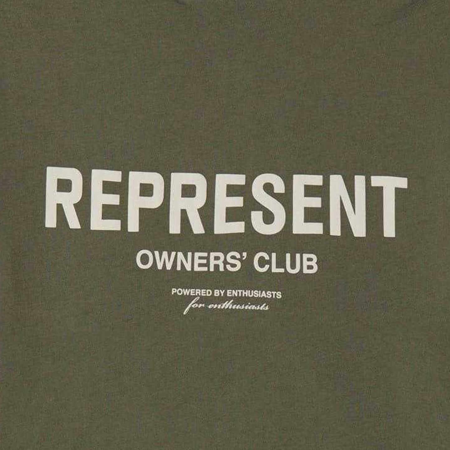 Olive - Side - Represent Childrens-Kids Owners Club T-Shirt