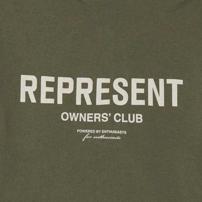 Olive - Side - Represent Childrens-Kids Owners Club T-Shirt