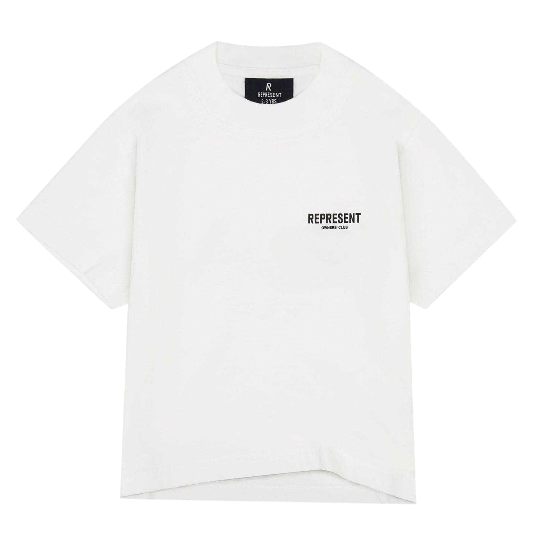 White - Front - Represent Childrens-Kids Owners Club T-Shirt