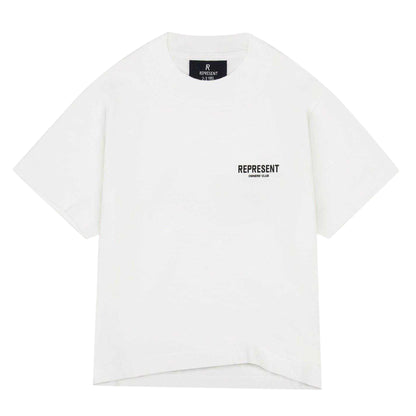 White - Front - Represent Childrens-Kids Owners Club T-Shirt