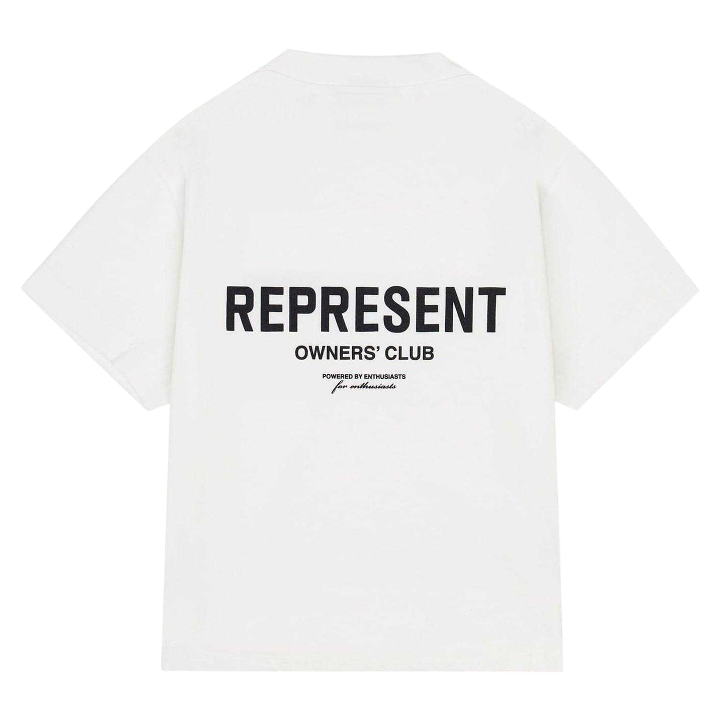 White - Back - Represent Childrens-Kids Owners Club T-Shirt