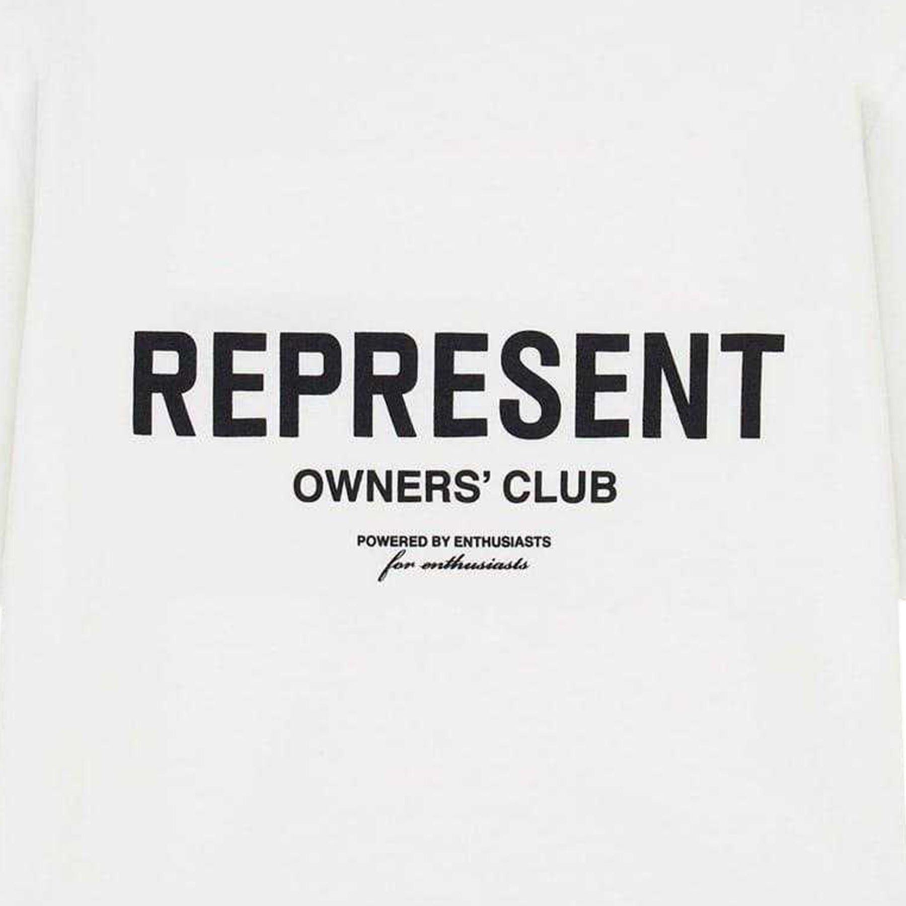 White - Side - Represent Childrens-Kids Owners Club T-Shirt