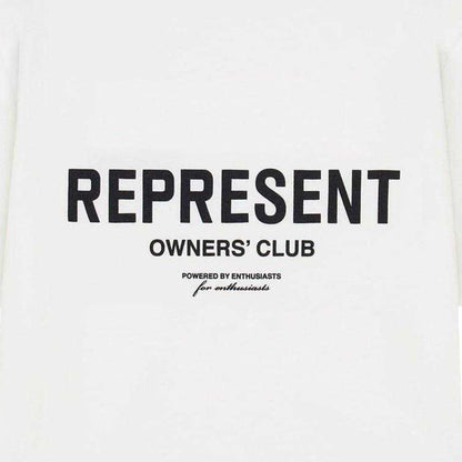 White - Side - Represent Childrens-Kids Owners Club T-Shirt