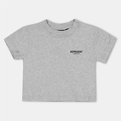 Ash Grey - Front - Represent Childrens-Kids Owners Club T-Shirt