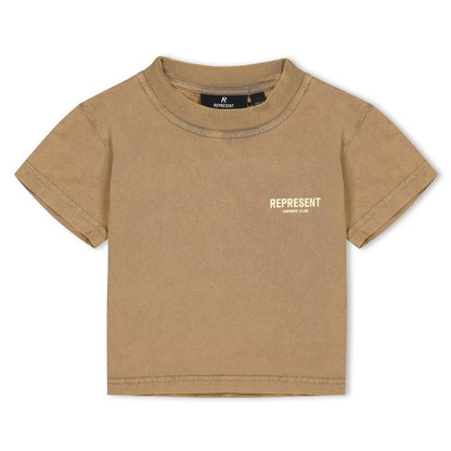 Almond - Front - Represent Childrens-Kids Owners Club T-Shirt