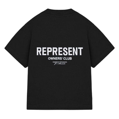 Black - Back - Represent Childrens-Kids Owners Club T-Shirt