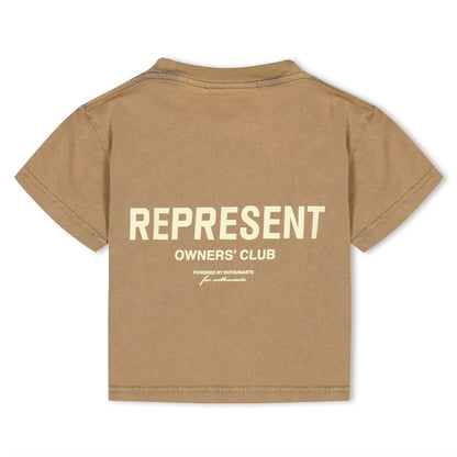 Almond - Back - Represent Childrens-Kids Owners Club T-Shirt