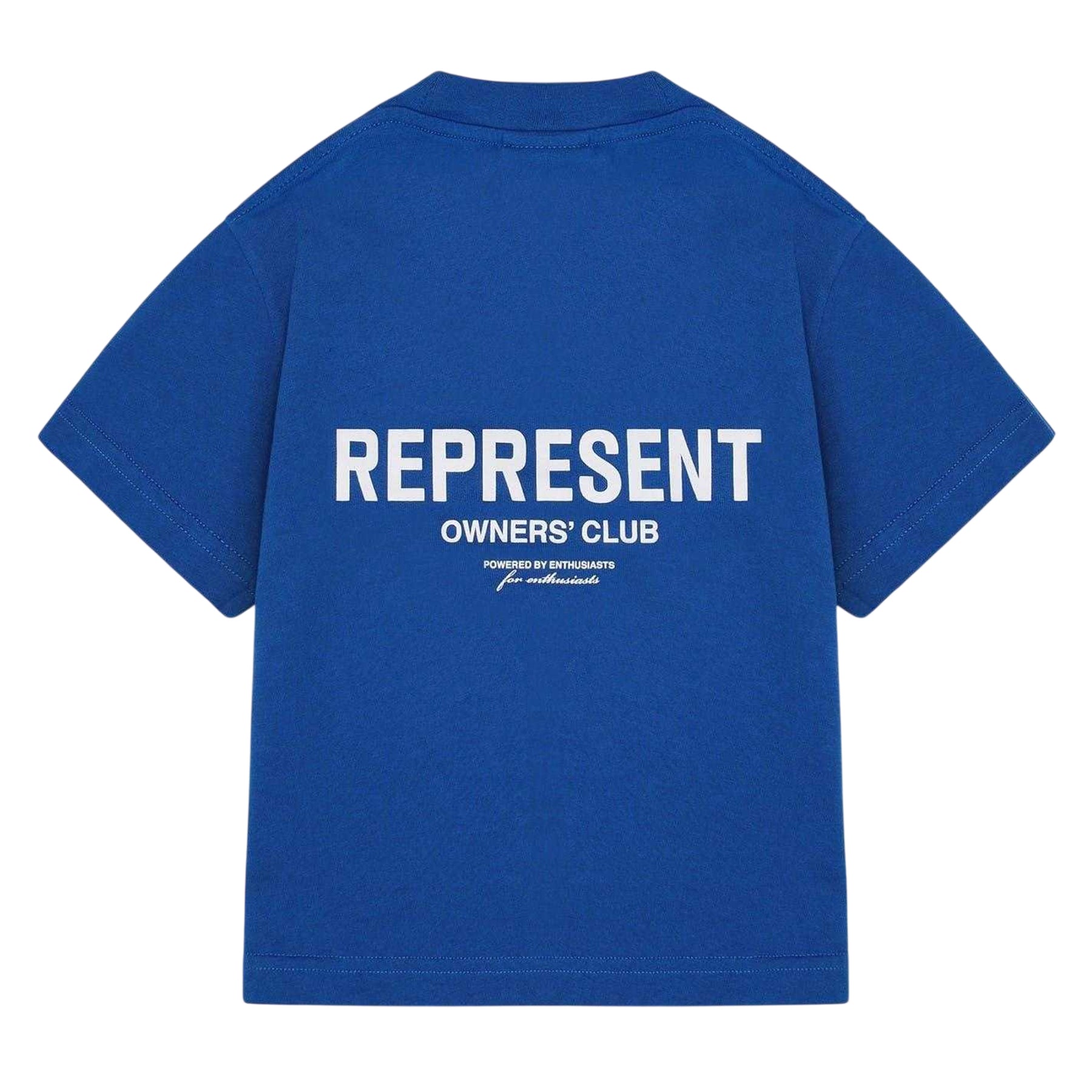 Cobalt Blue - Back - Represent Childrens-Kids Owners Club T-Shirt