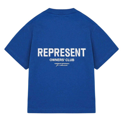 Cobalt Blue - Back - Represent Childrens-Kids Owners Club T-Shirt