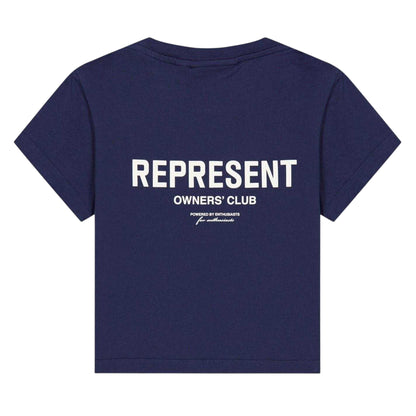 Navy - Back - Represent Childrens-Kids Owners Club T-Shirt