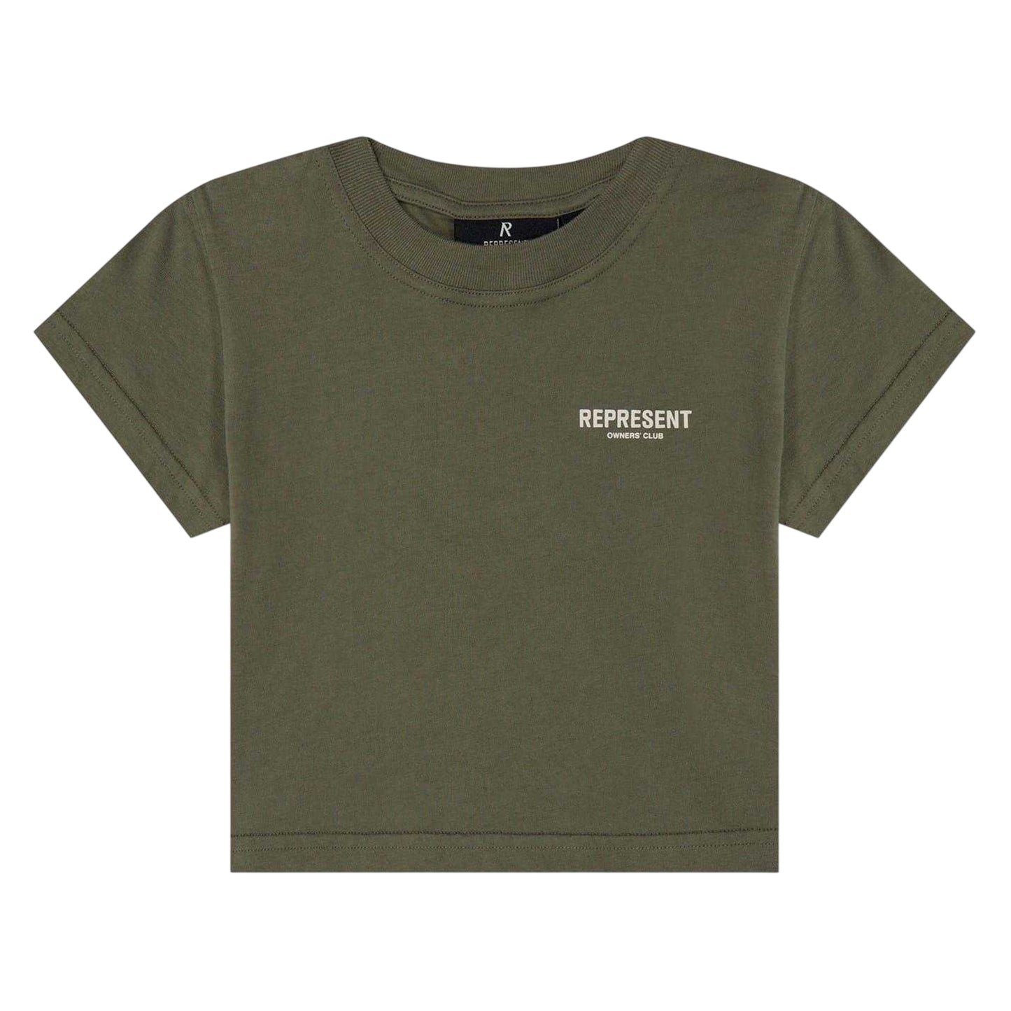 Olive - Front - Represent Childrens-Kids Owners Club T-Shirt
