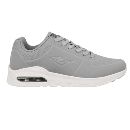 Grey - Front - Everlast Mens Kaiso Embossed Running Trainers