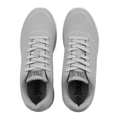 Grey - Side - Everlast Mens Kaiso Embossed Running Trainers