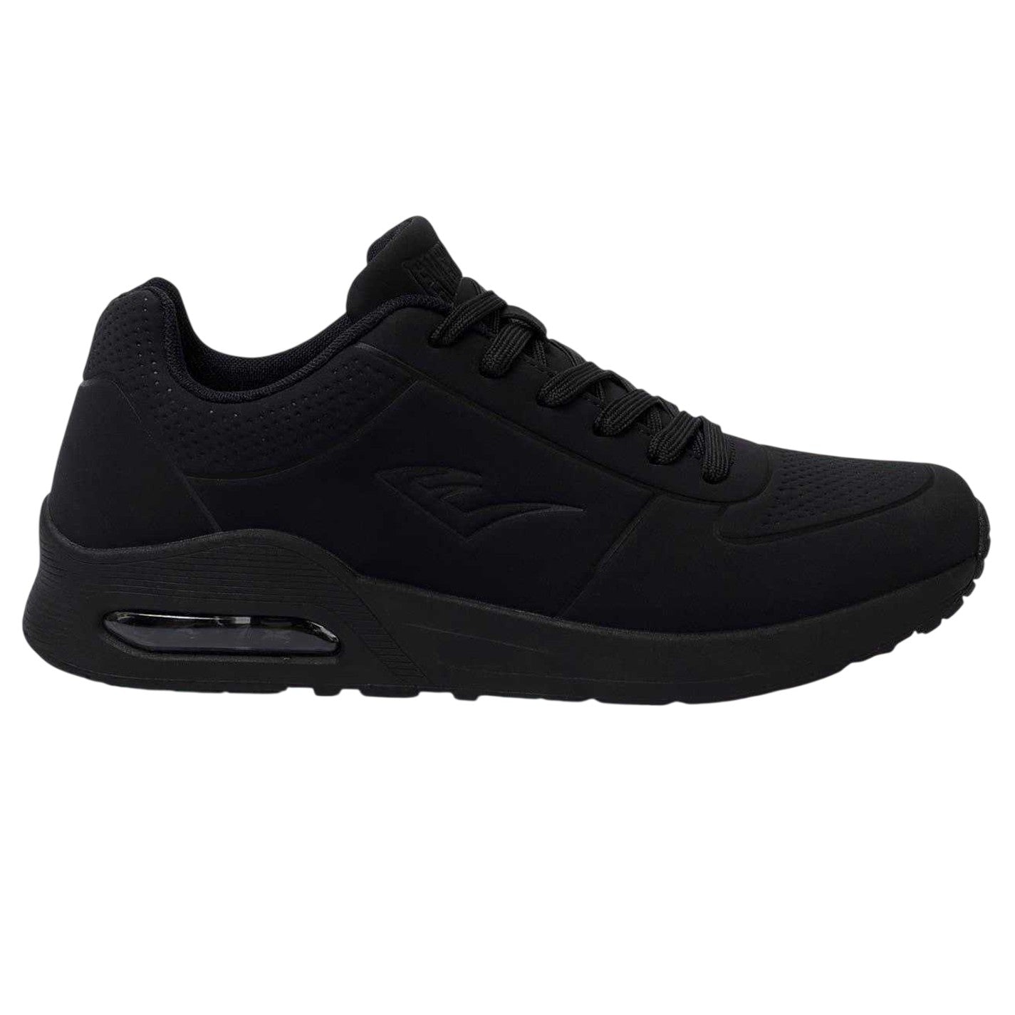 Black - Front - Everlast Mens Kaiso Embossed Running Trainers