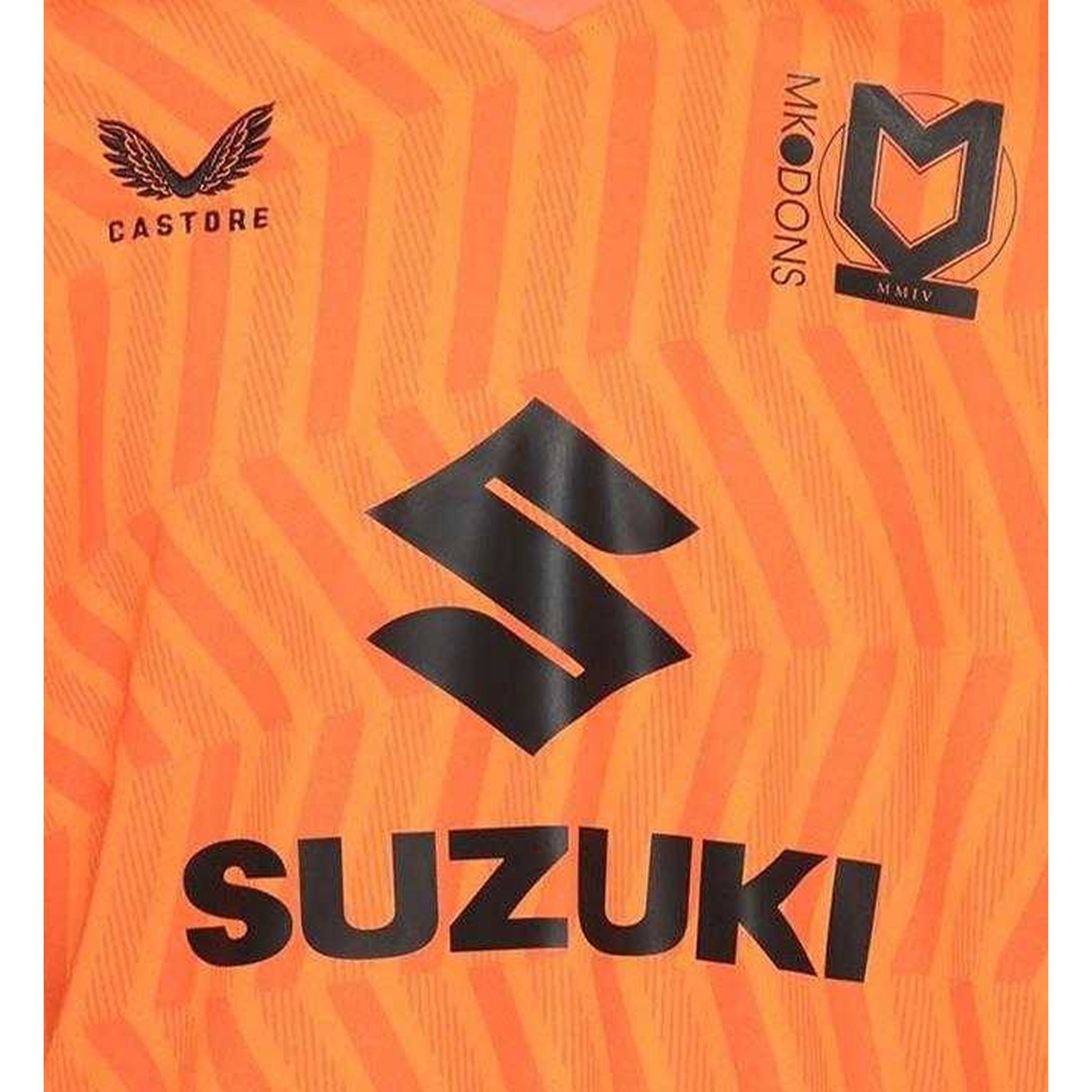Tangelo - Back - Castore Mens MK Dons Short-Sleeved Goalkeeper Jersey