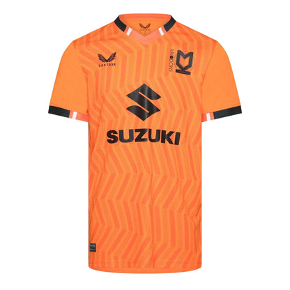 Tangelo - Front - Castore Mens MK Dons Short-Sleeved Goalkeeper Jersey
