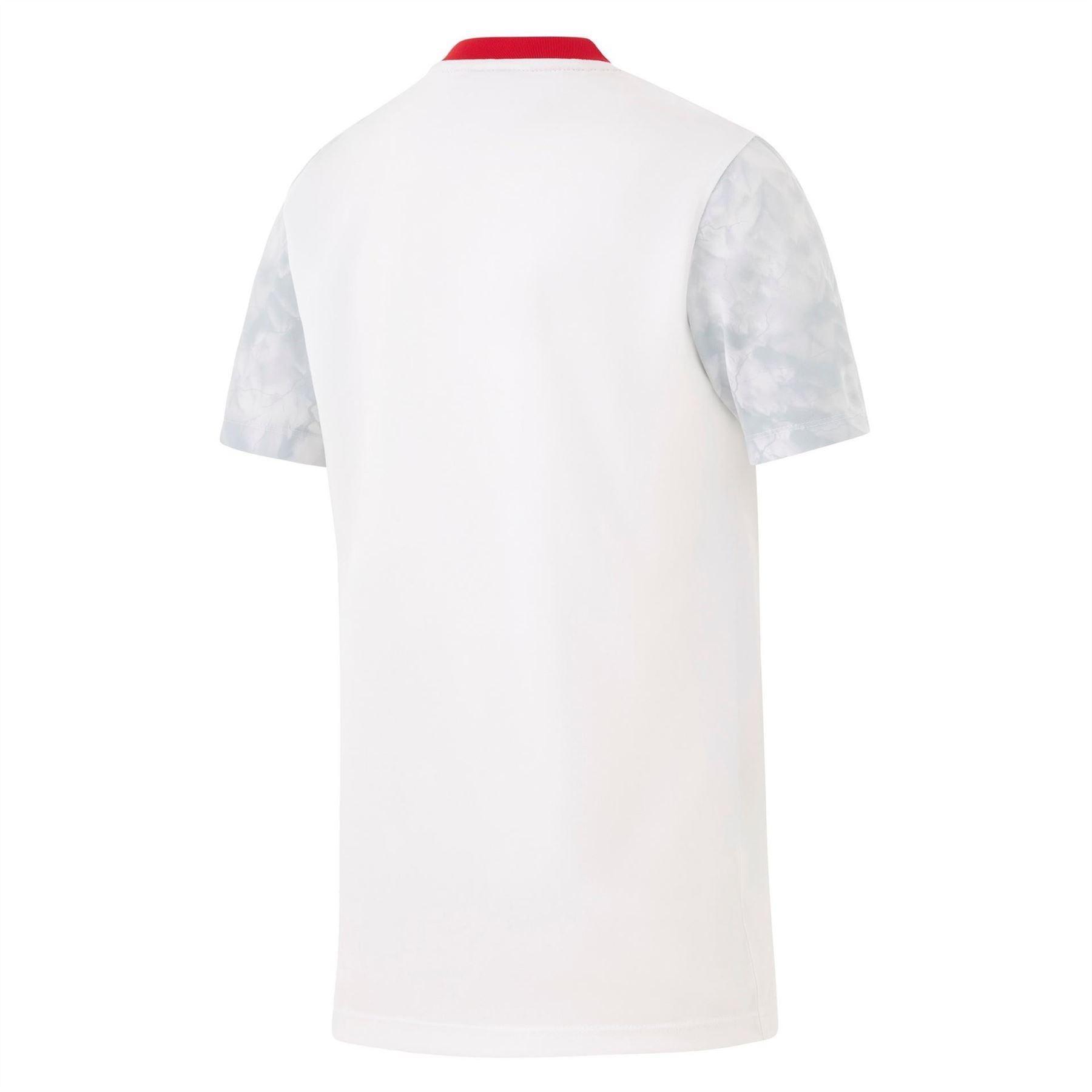 White-Red - Back - Nike Childrens-Kids Poland World Cup 2026 Football Shirt