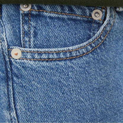 Blue Denim - Side - Jack And Jones Boys Denim 5 Pockets Regular Jeans