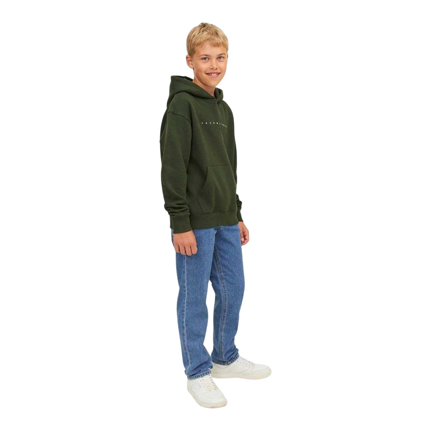 Blue Denim - Lifestyle - Jack And Jones Boys Denim 5 Pockets Regular Jeans